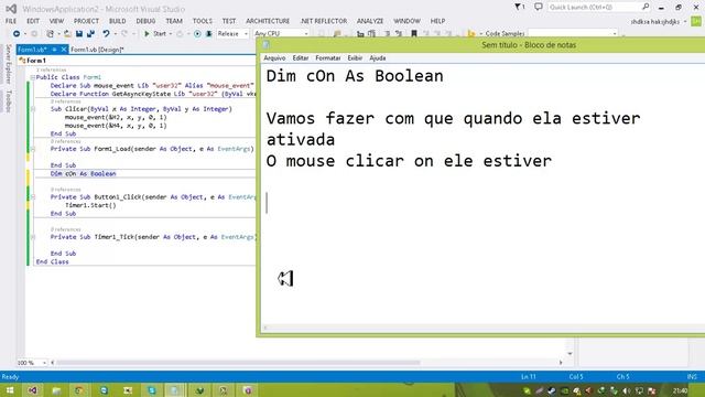 Criando um Simples Auto-Click em VB смотреть онлайн
