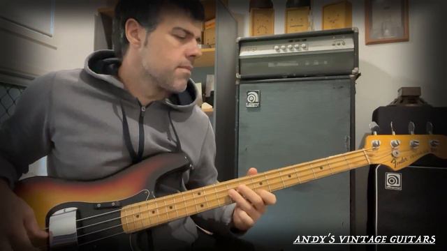 1977 FENDER PRECISION BASS - Andy's Vintage guitars смотреть онлайн