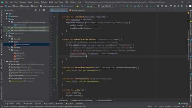 Kotlin Mapbox Tutorial Display user location | Part - 02 смотреть онлайн