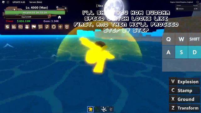 King Legacy | How to use the Buddha Speed Glitch | Fastest Transportation Method | Update 4.6 смотреть онлайн