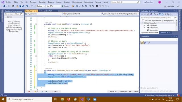 Cómo cargar un formulario usando Postgres y C# смотреть онлайн