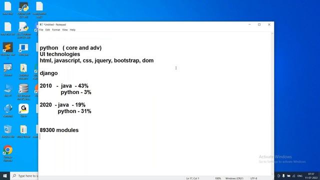 PYTHON tutorials || Demo - 1 || by Mr. Wilson On 11-07-2022 @7AM IST смотреть онлайн