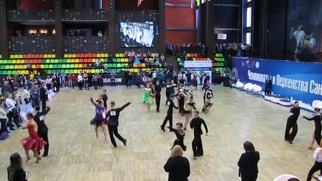 Ча-ча-ча (Взрослые+Молодежь D класс) 18.01.2019 Чемпионаты и Первенства Санкт-Петербурга - 2019 смотреть онлайн
