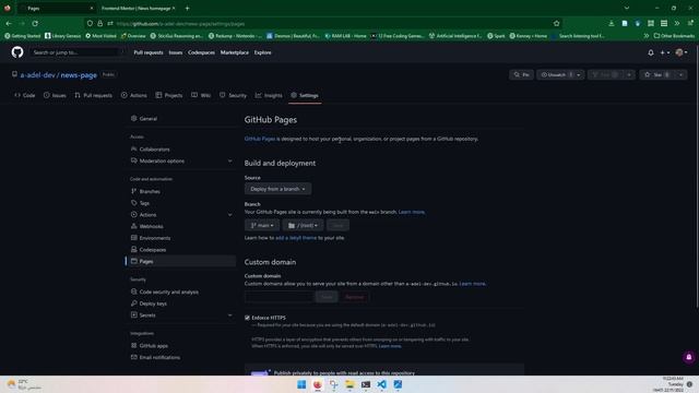 Building a landing page - part 09: Publishing on Github pages (Arabic) смотреть онлайн