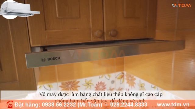 TDM.VN | Review máy hút mùi Bosch DFT63AC50 âm tủ cỡ nhỏ nhập khẩu chính hãng смотреть онлайн