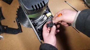 PROCRAFT KE2500 искрят щётки. Ремонт ручной церкулярной пилы (паркетница)