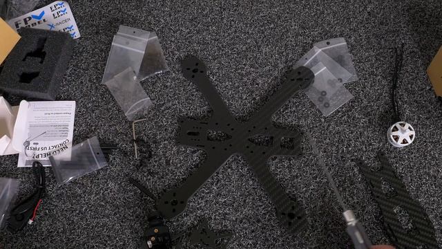 Обзор рамы ZMR210R 210mm - рама для фристайла с FPVModel com смотреть онлайн