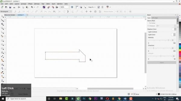 how to make arrow in coreldraw || make arrow in coreldraw || corel draw tricks