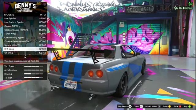 GTA ONLINE NISSAN SKYLINE (FAST AND FURIOUS CAR) смотреть онлайн