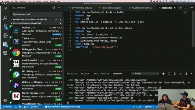 Live with AM & Nicki - Start Your Backend with a Containerized Microservice смотреть онлайн