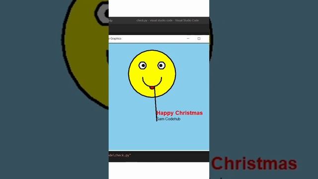 Python turtle graphic-wish you merry christmas смотреть онлайн