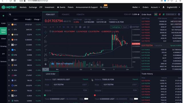 Мой трейдинг криптовалюты PRIZM на бирже Hotbit | Как удваивать монеты PRIZM на трейдинге смотреть онлайн