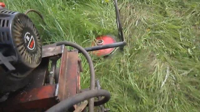 Сенокос 2017. Косим на самодельном минитракторе(на базе АГРО). смотреть онлайн