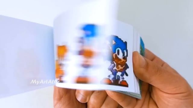 Sonic and Tails Dance Meme Flipbook Animation смотреть онлайн