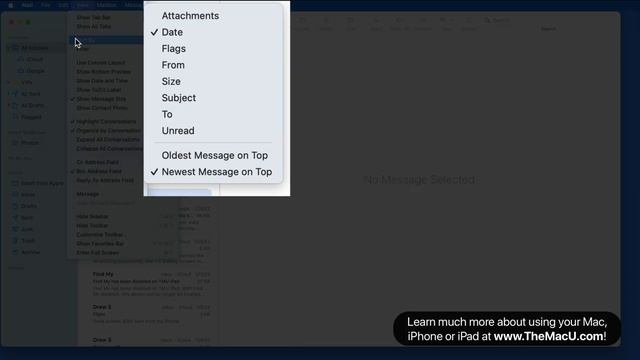 How to find and keep track of emails in a variety of ways in the Mail App for Mac. смотреть онлайн