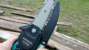 Обзор и применение МИНИ-ПИЛЫ на аккумуляторе!