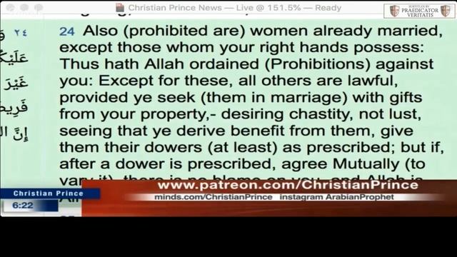 CLIP: Obeying Muhammad Is Obeying Al-Lah | Christian Prince - Indonesian Subtitles смотреть онлайн