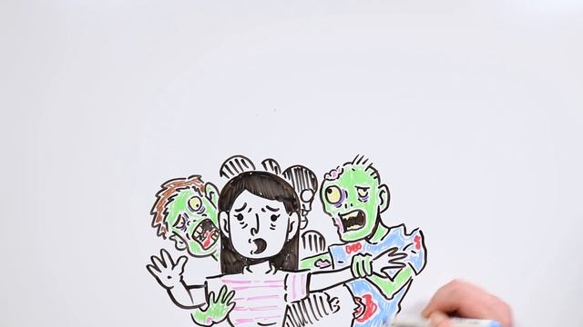 HOW TO SURVIVE A ZOMBIE APOCALYPSE | Draw My Life смотреть онлайн