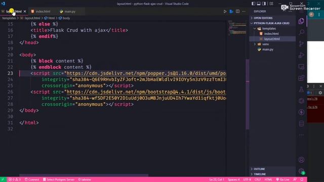 #1 insert data in flask and ajax | Flask and jQuery Ajax Crud смотреть онлайн