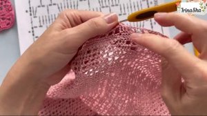 Платье крючком Часть2 вязаное летнее платье ЛИМБО