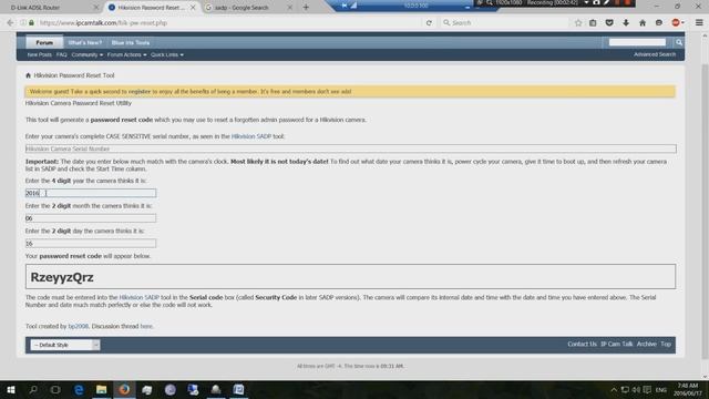 How to recover / reset password on HikVision cameras / NVRs смотреть онлайн