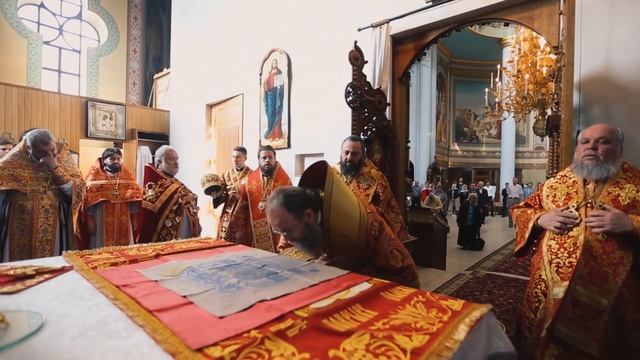 Торжественная литургия в Ольгинском Соборе столицы. День Рождения епископа Барышевского Виктора. смотреть онлайн
