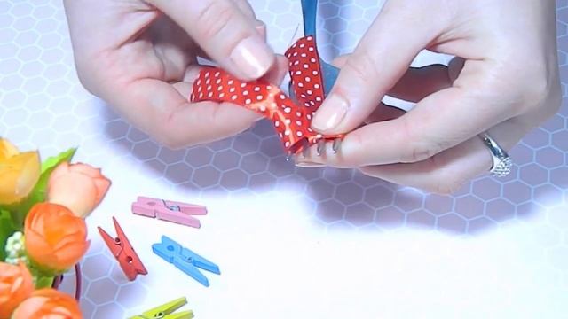 DIYღ Как сделать бантик с помощью вилки / Anya DIYღ смотреть онлайн