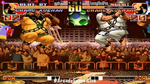FT10 @kof97: yyds (US) vs FunnyMudPee (US) [King of Fighters 97 Fightcade] Dec 29 смотреть онлайн