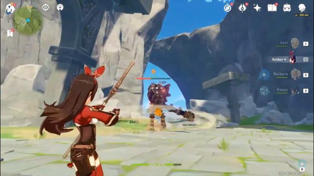 How To Win Ruin Guard using Low Level Basic Character - Genshin Impact смотреть онлайн