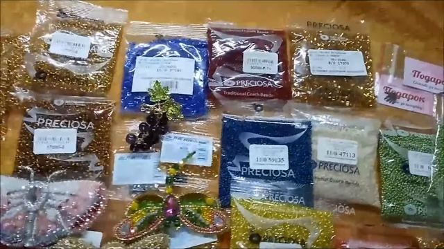 Заказ из интернет магазина "мелодия бисера". Небольшой сюрприз. смотреть онлайн