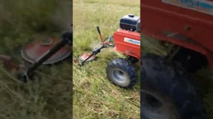 Обзор косилки Заря для мотоблока в работе.