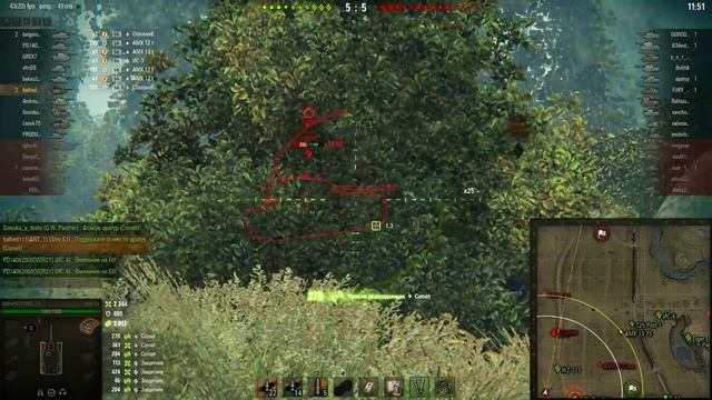 World of Tanks Мастер на STRV S1 ПТ САУ Швеции смотреть онлайн