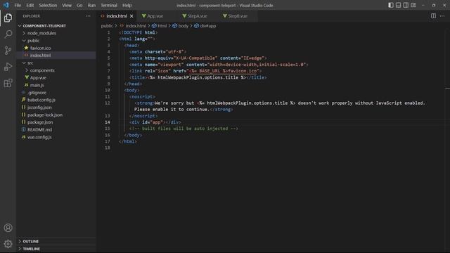 #20 - Component Teleporting - Vue 3 (Options API) Tutorial смотреть онлайн