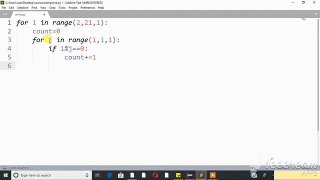 Python tutorial: print prime numbers program with source code(በአማርኛ) смотреть онлайн