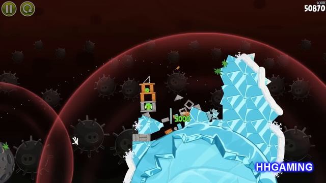 Angry Birds Space - Walkthrough 3-11 D-11 3 stars danger zone level guide how to get three star смотреть онлайн