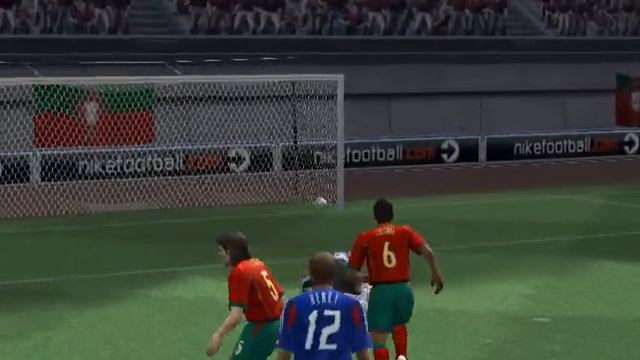 PES 4 - France vs Portugal - World Cup - First Round смотреть онлайн