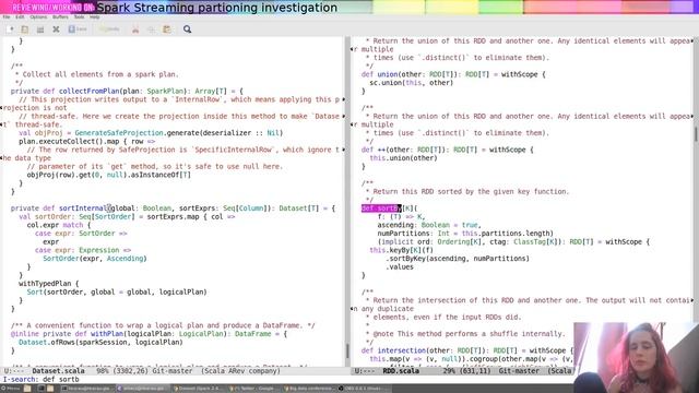 Impromptu dig into Spark Streaming (Structured & DStream) shuffling + order смотреть онлайн