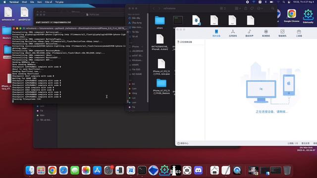Downgrade iOS no SHSH - Tethered Downgrade - ra1nstorm + Ramiel app - MacOS only смотреть онлайн