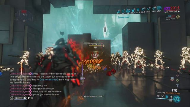 Warframe Torid Incarnon Wisp Prime Insanity смотреть онлайн