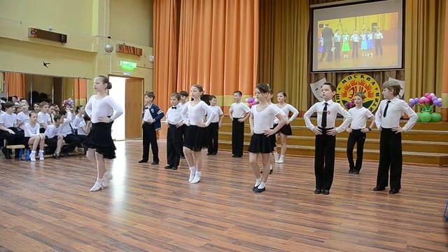 1 Разминка 3класс, Самба+Чачача Аттестация, 5апр2014 смотреть онлайн