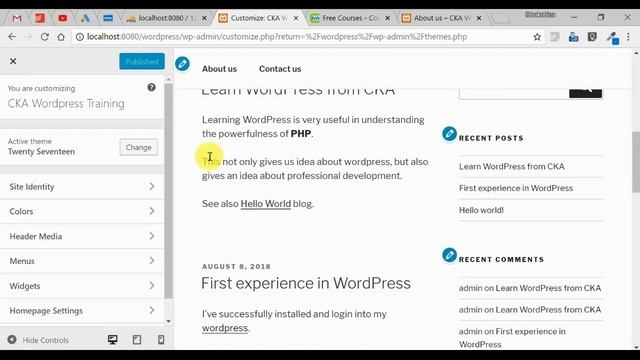 #14 Appearance || Wordpress in Tamil смотреть онлайн