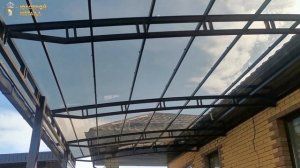 Навесы в Краснодаре из монолитного поликарбоната