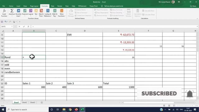 MS Excel Formula Tab last part Lec 07 | Formulas Name manager Simplified with examples смотреть онлайн