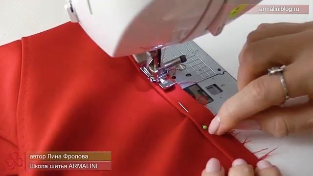 Альтернатива поясу юбки. Обработка талии кантом смотреть онлайн