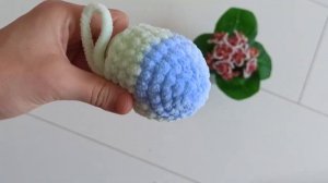 ??Брелок ЛИСЁНОК из плюшевой пряжи, крючком| часть 1|подробный МК.?