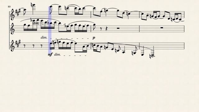 Rachmaninoff Symphony 2 mvt. 3 Trio for Flute, Clarinet, and Viola смотреть онлайн