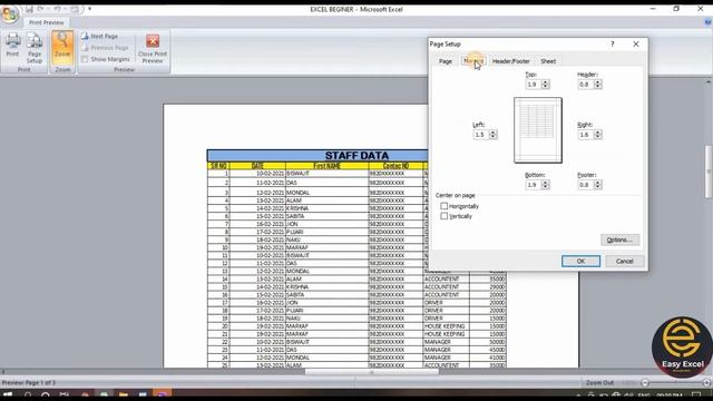 HOW TO PRINT BIG SHEET IN EXCEL in 1 page Excel for beginer in Hindi смотреть онлайн