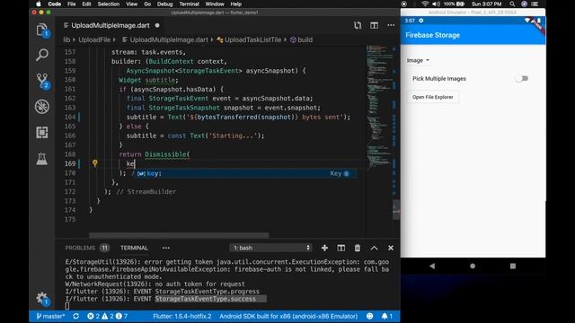 #Flutter Tutorial - Firebase Storage (Upload & Download Files) & Multi File Pick (coderzheaven.com) смотреть онлайн