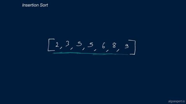 23. Easy Algorithms. Insertion Sort