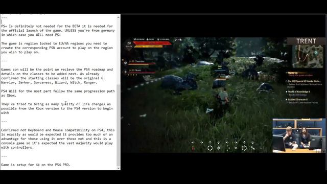 Black Desert Online PS4 | Confirmed BETA and Launch Information | Shirna/Trent Stream Recap | смотреть онлайн